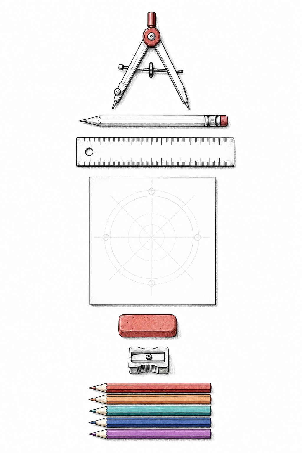 Mandala School tools and materials