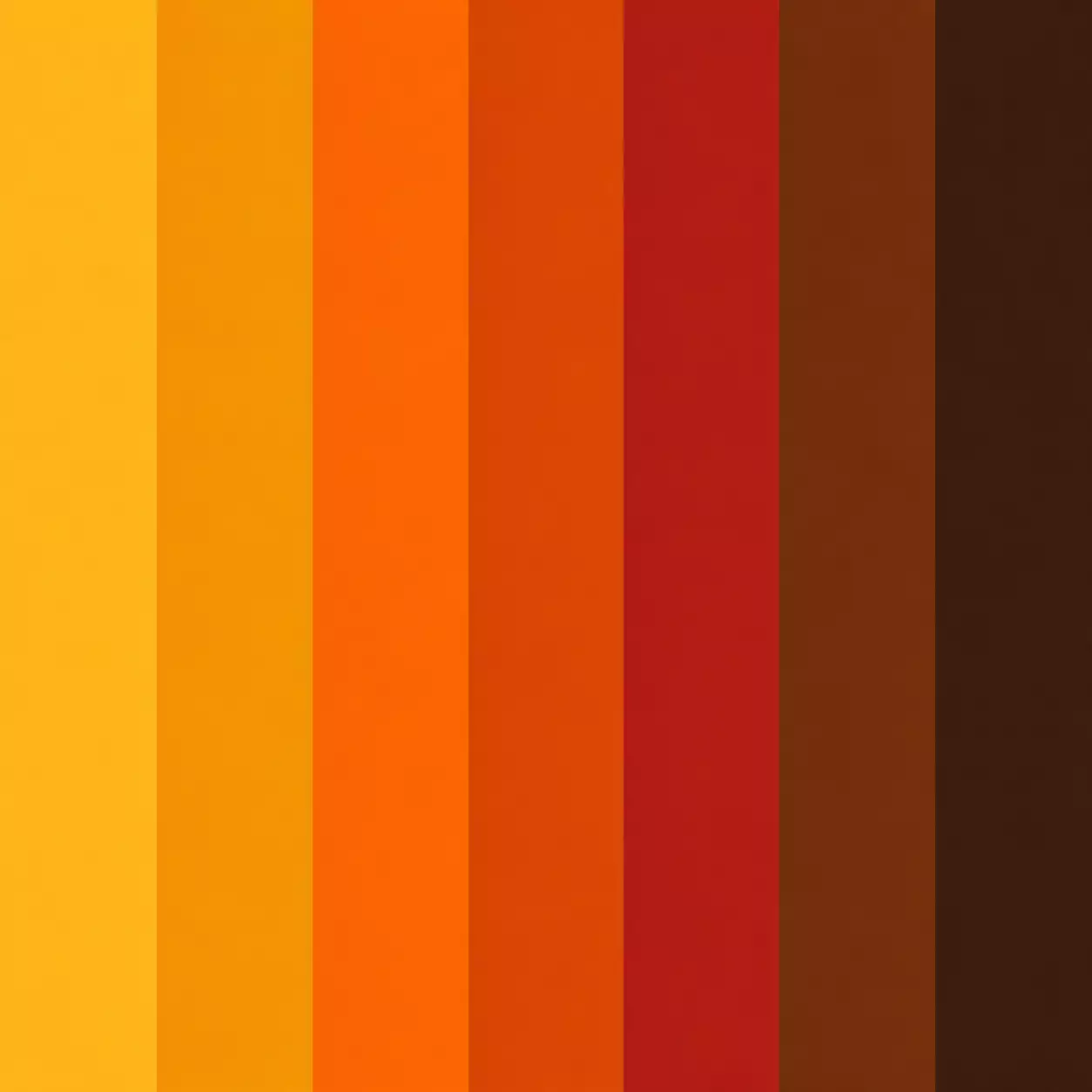 Autumn Glow colour palette