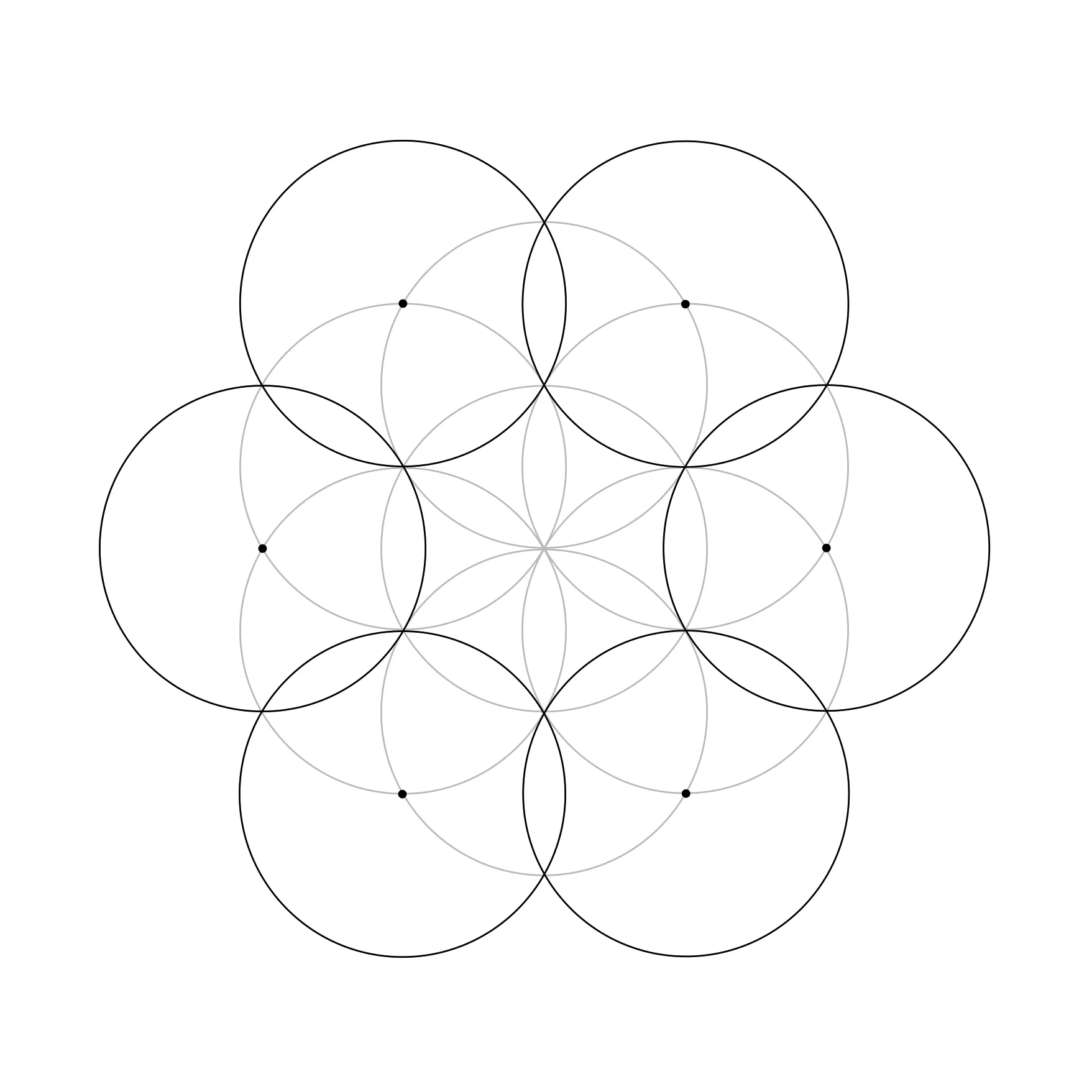 New outer circles added around the Seed of Life