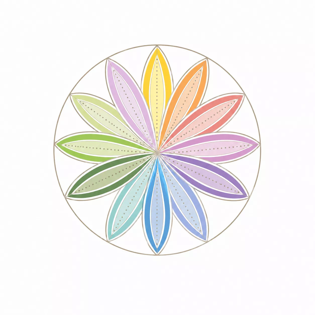 Mini Mandala Part 2 finished activity