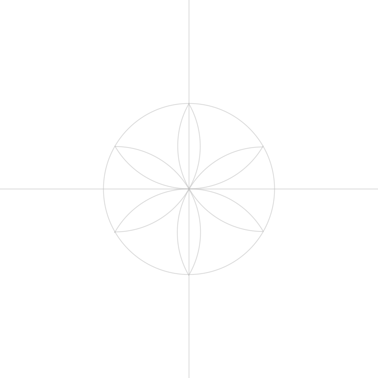 The completed Mini Mandala Part 1 construction