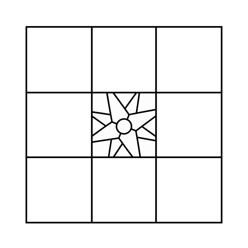 Holey Crates grid fragment