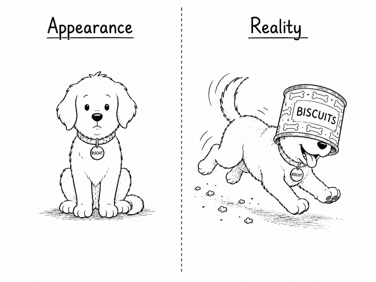 Appearance clues compared with behaviour and evidence