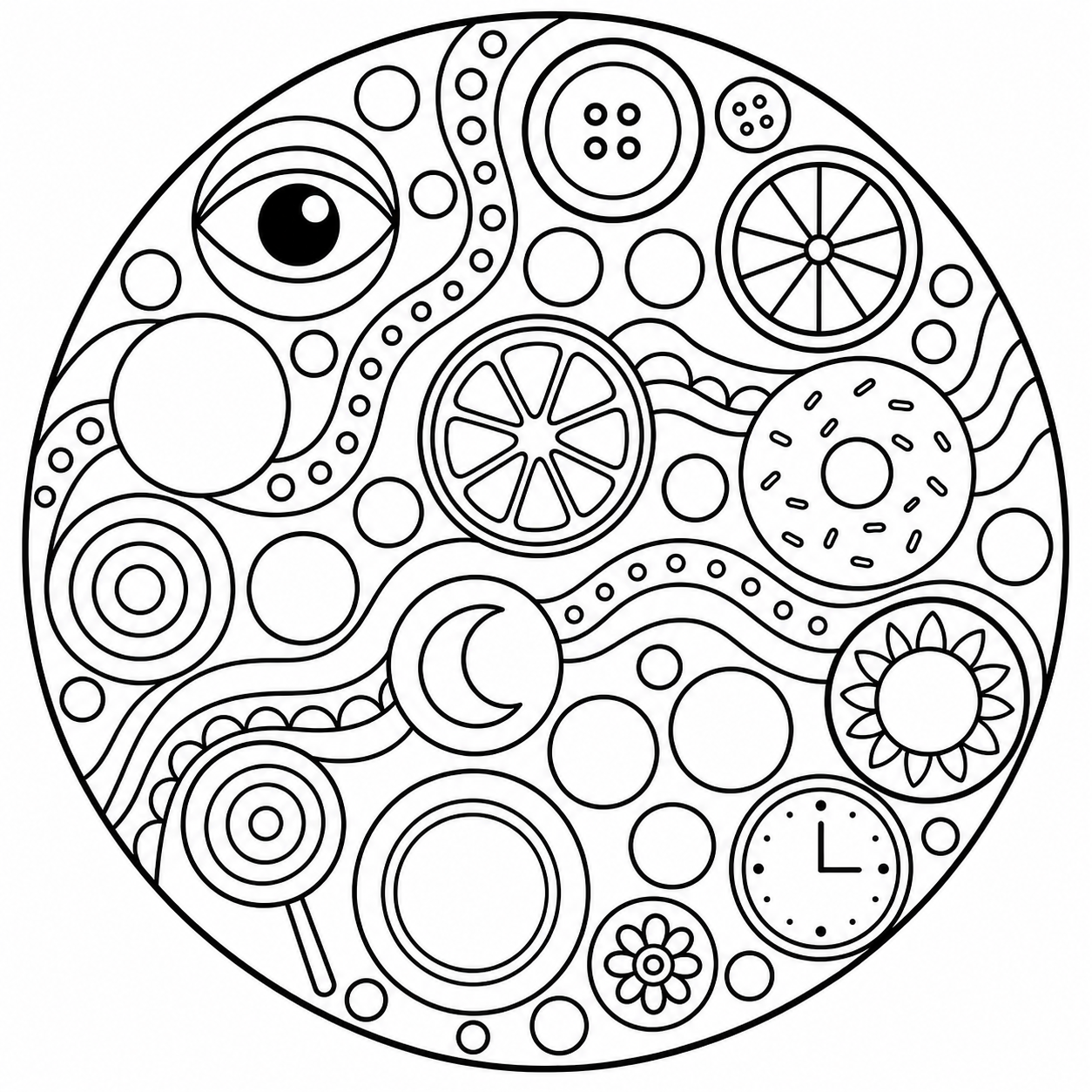 Spot the Mandala activity