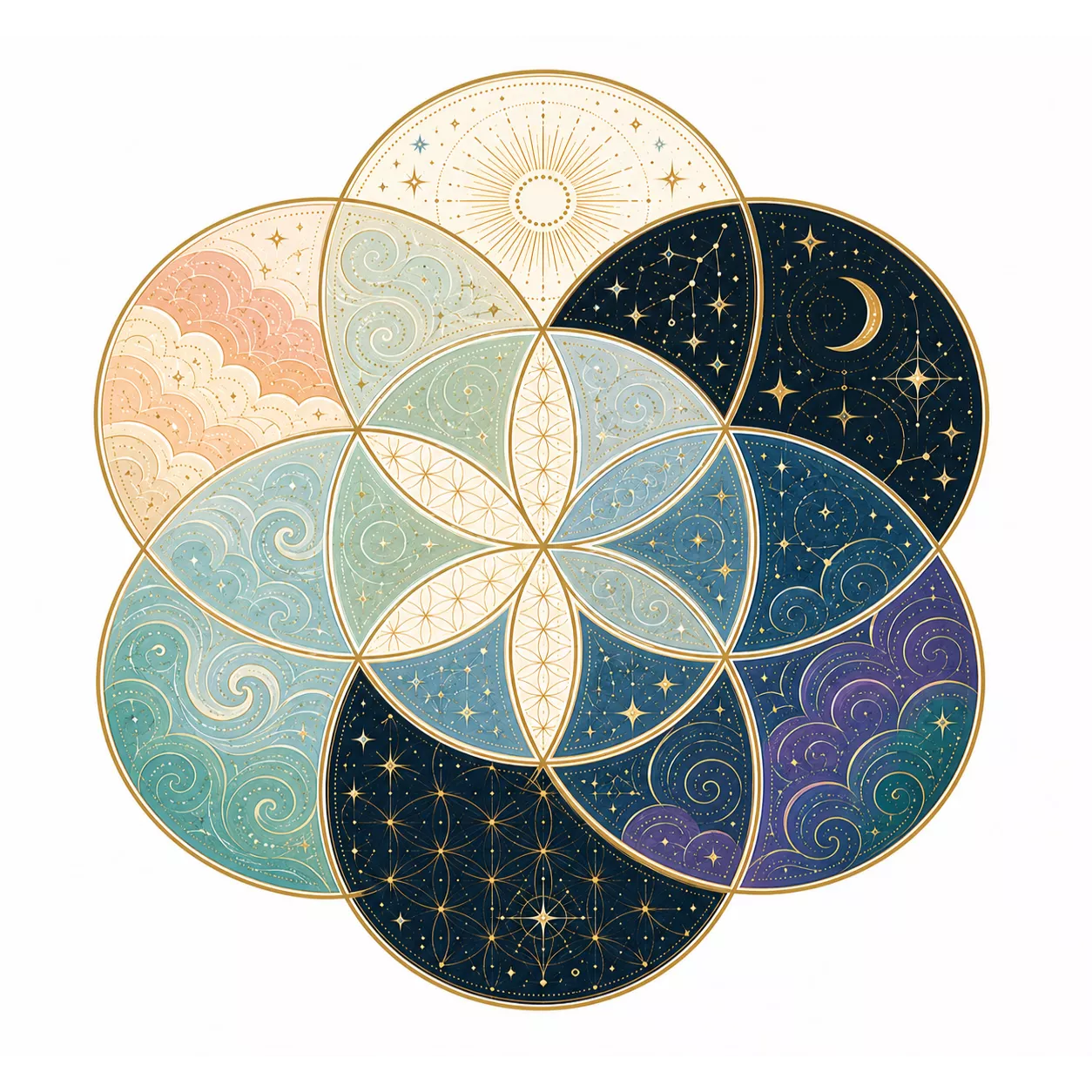 A completed Seed of Life