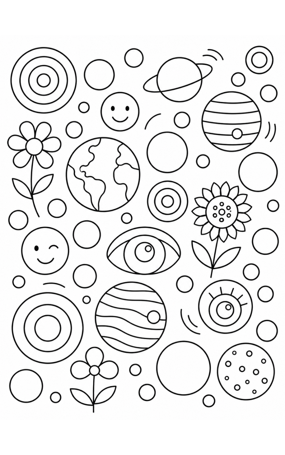 Placeholder image of a page of circle art